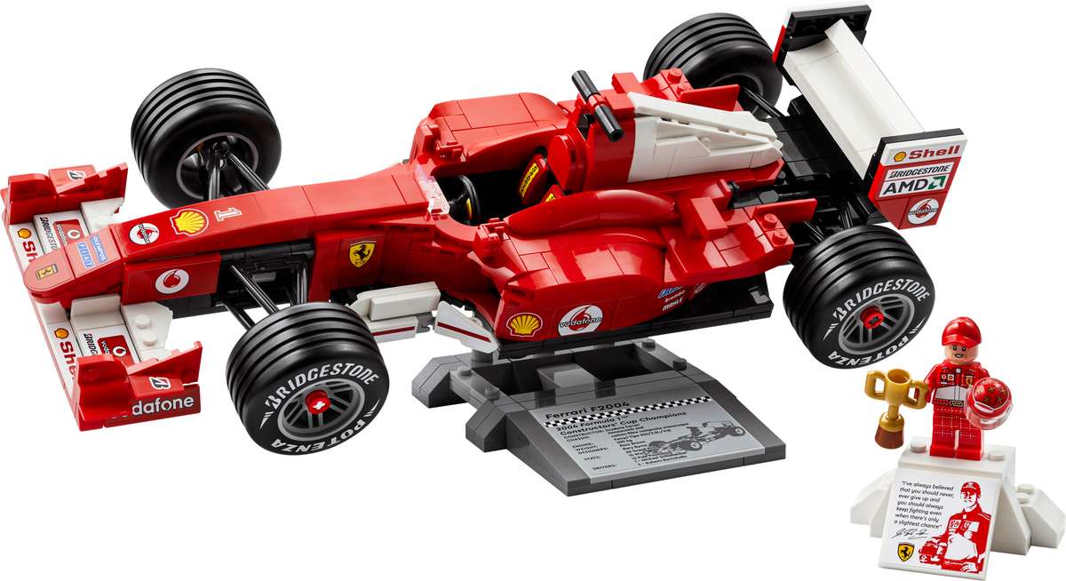 Ferrari F2004 i Michael Schumacher