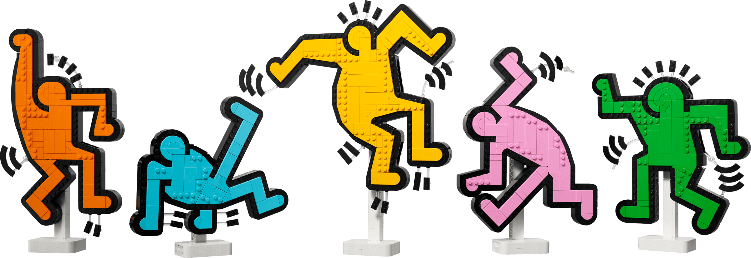 Keith Haring — tańczące postacie