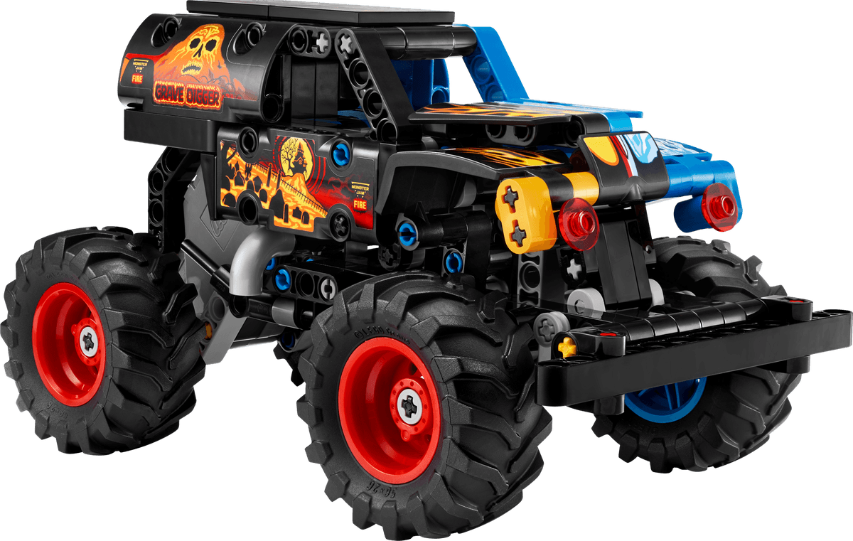 Monster Jam Grave Digger Ogień i lód