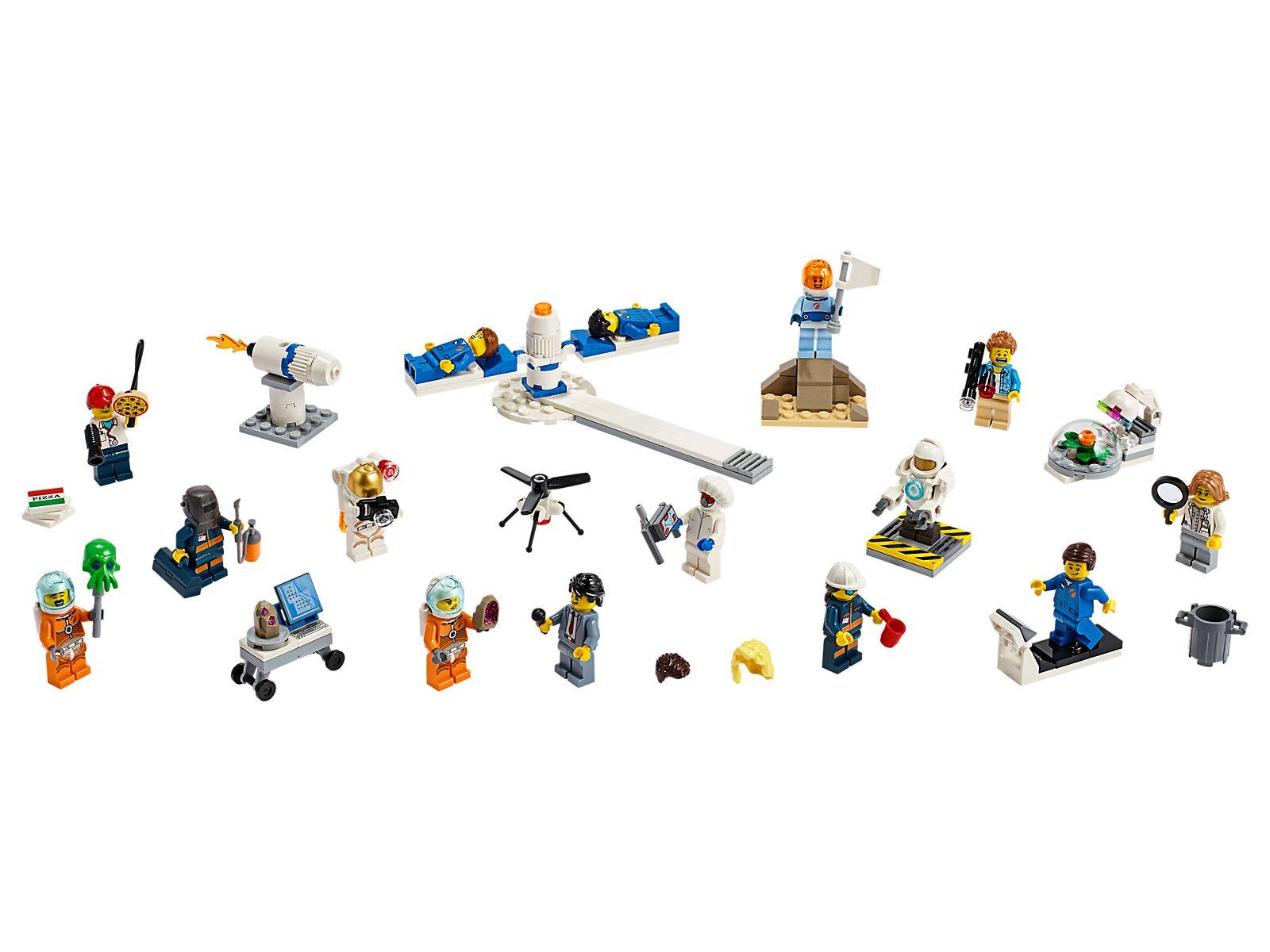Badania kosmiczne - zestaw minifigurek