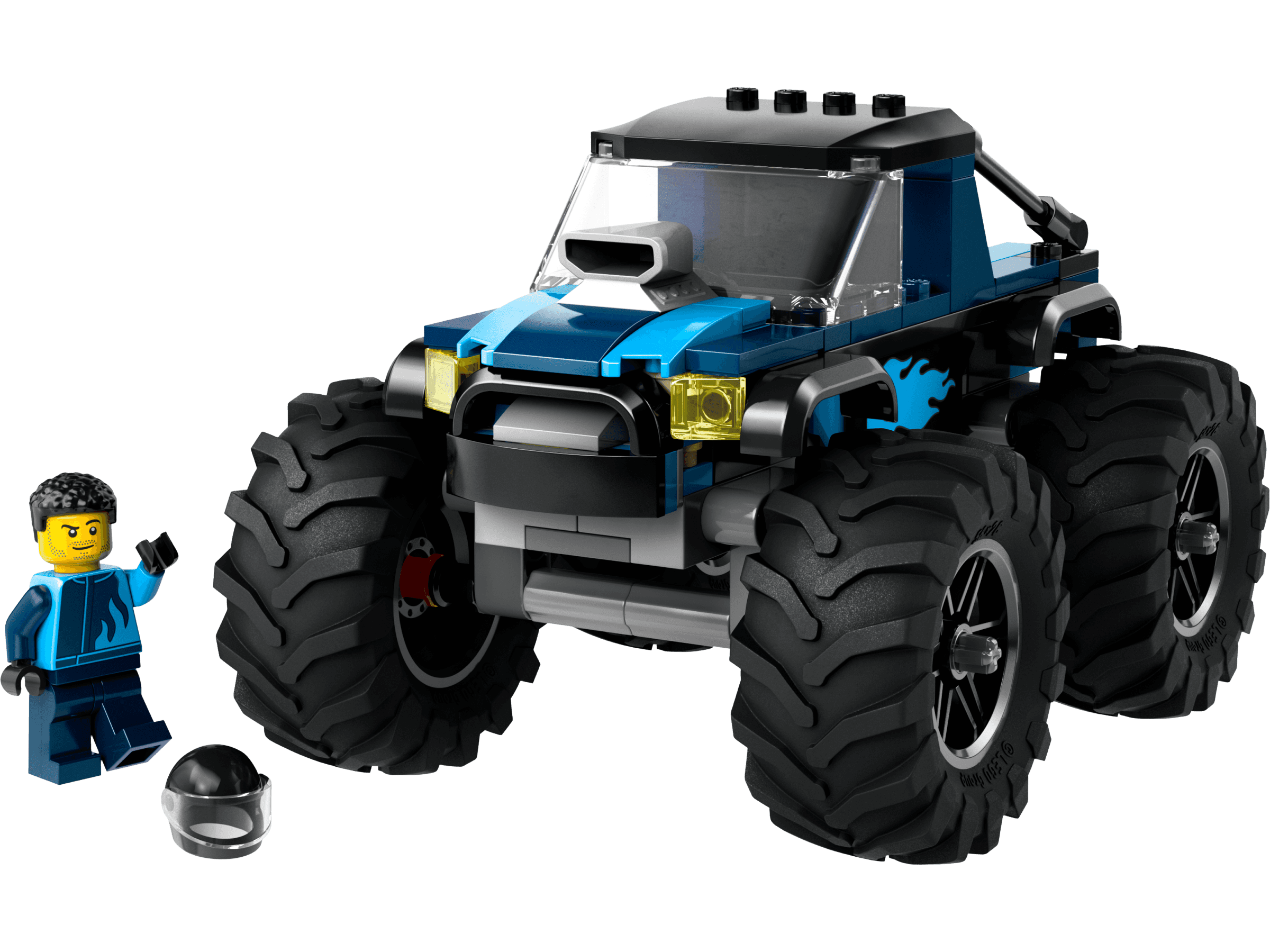 Niebieski monster truck