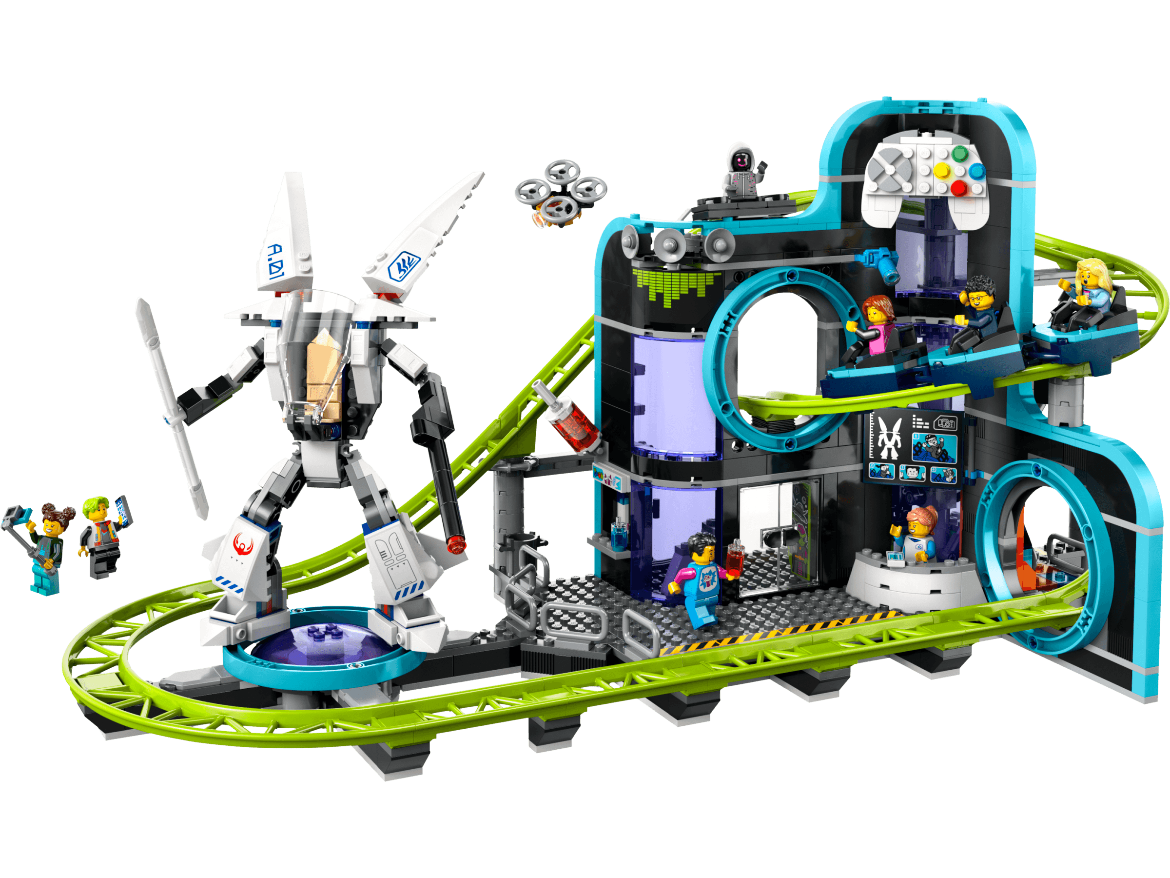 Park Świat Robotów z rollercoasterem