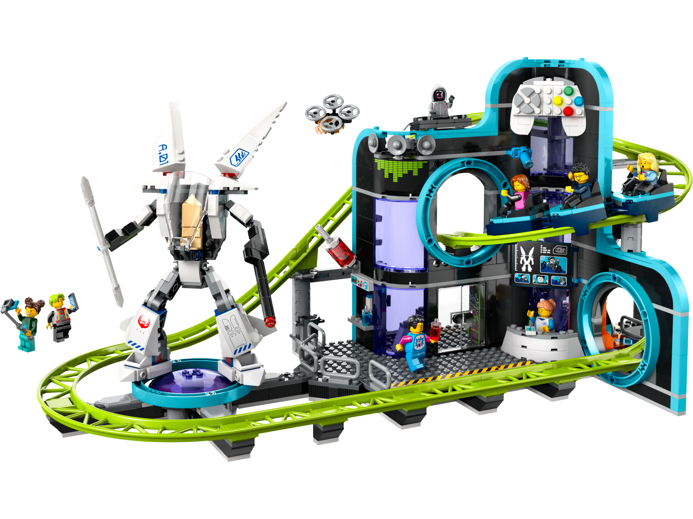 Park Świat Robotów z rollercoasterem