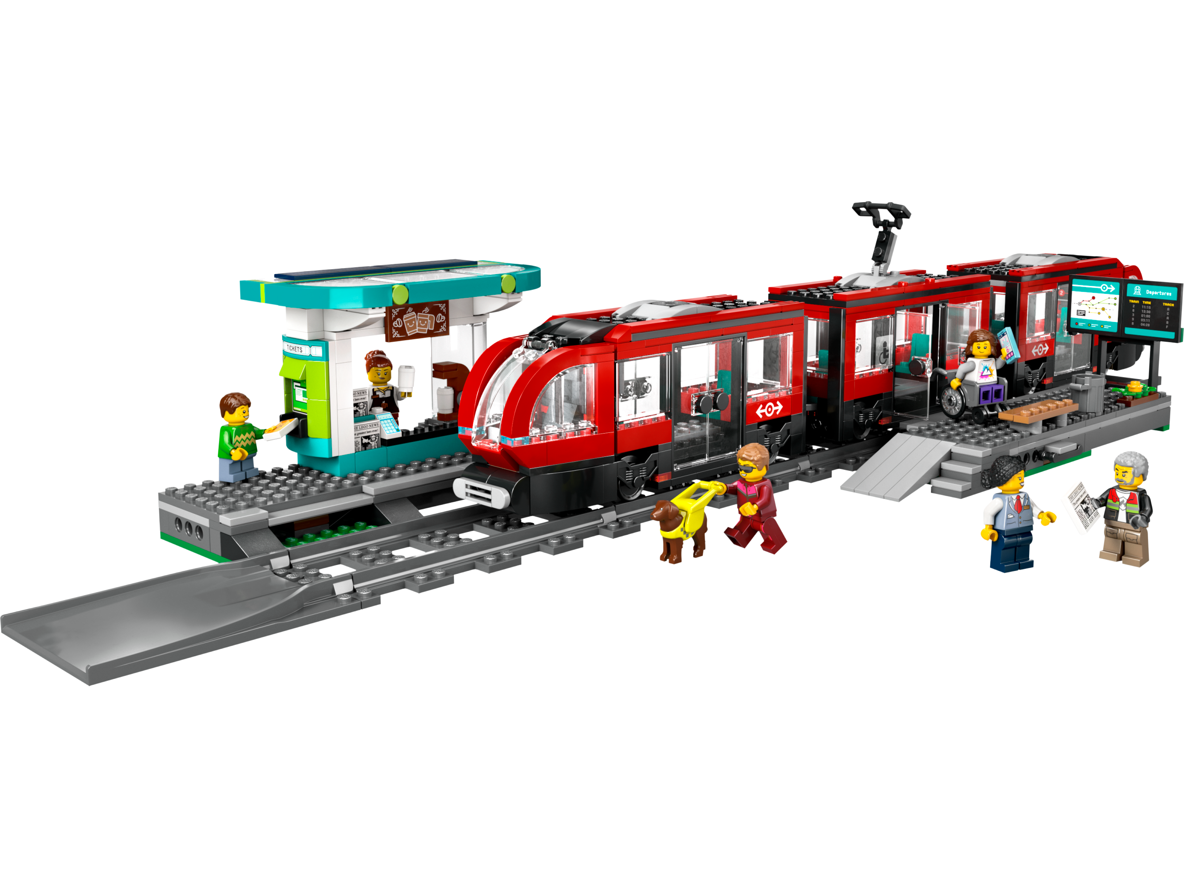 Tramwaj miejski ze stacją