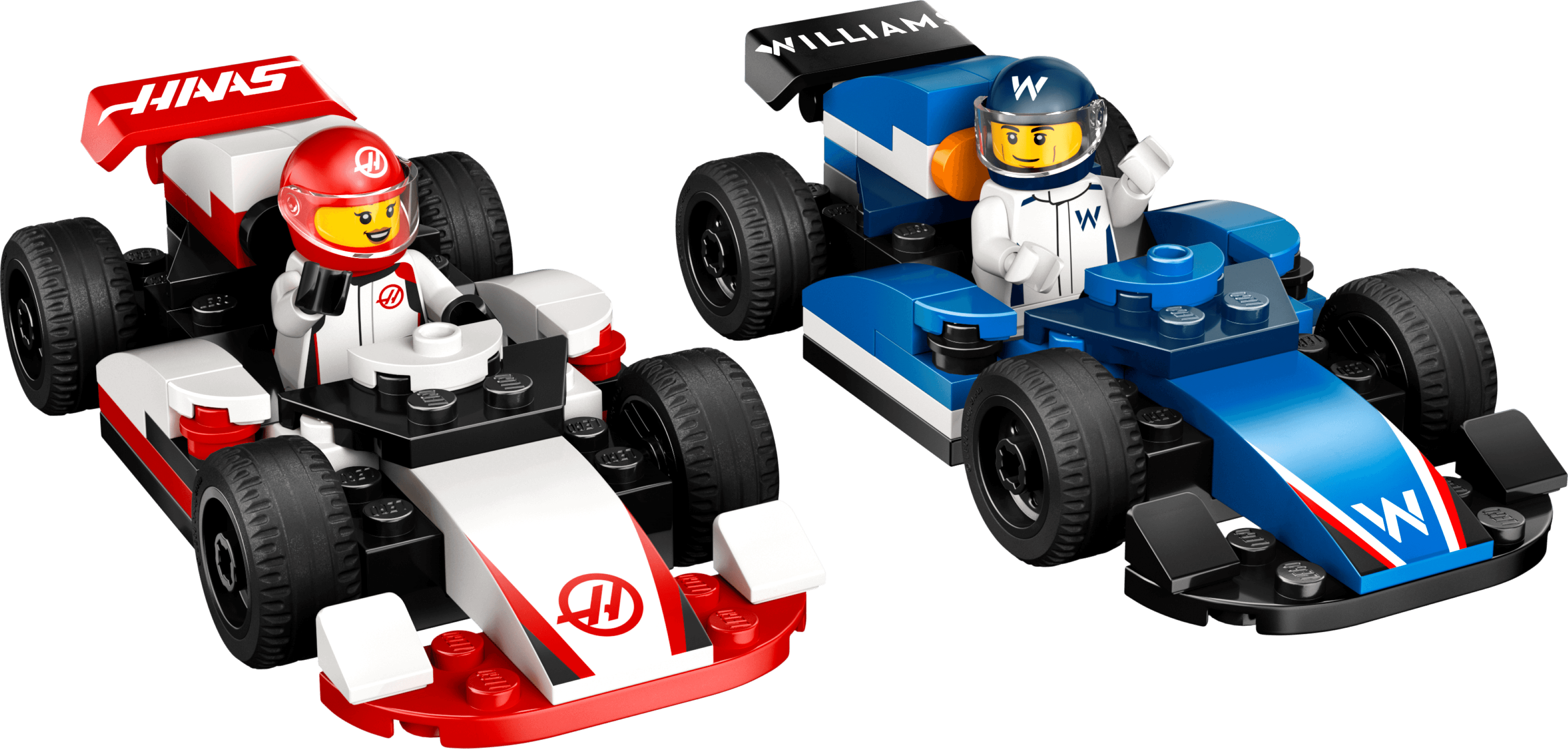 F1 Bolidy Williams Racing i Haas F1