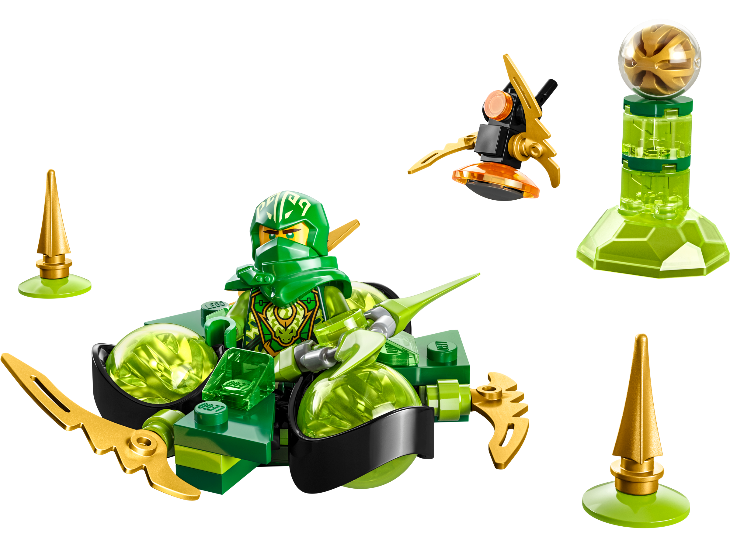 Smocza moc Lloyda — obrót spinjitzu