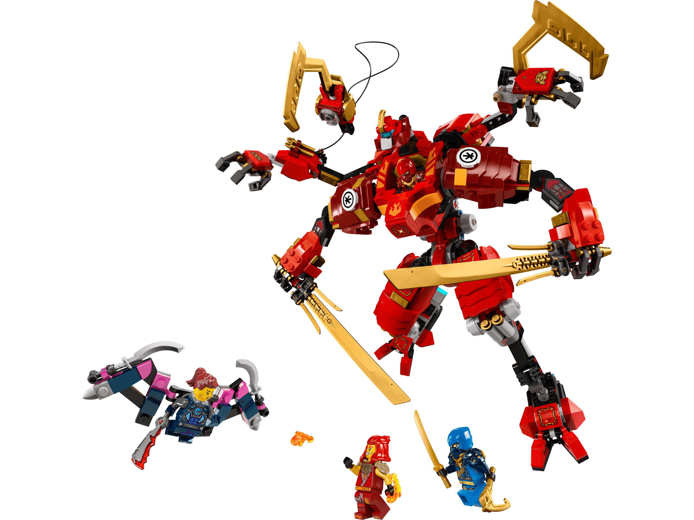 Wspinaczkowy mech ninja Kaia