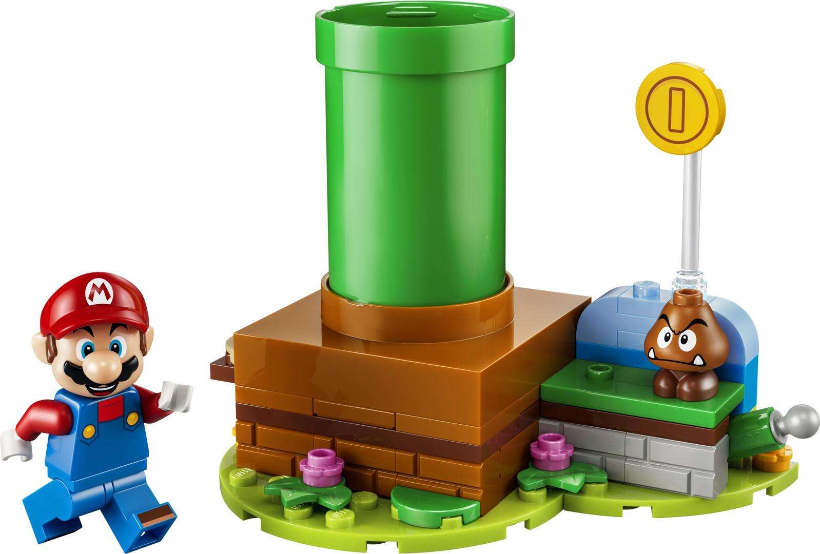 Skok Mario przez rurę