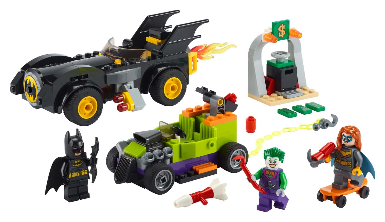 Batman kontra Joker pościg Batmobilem