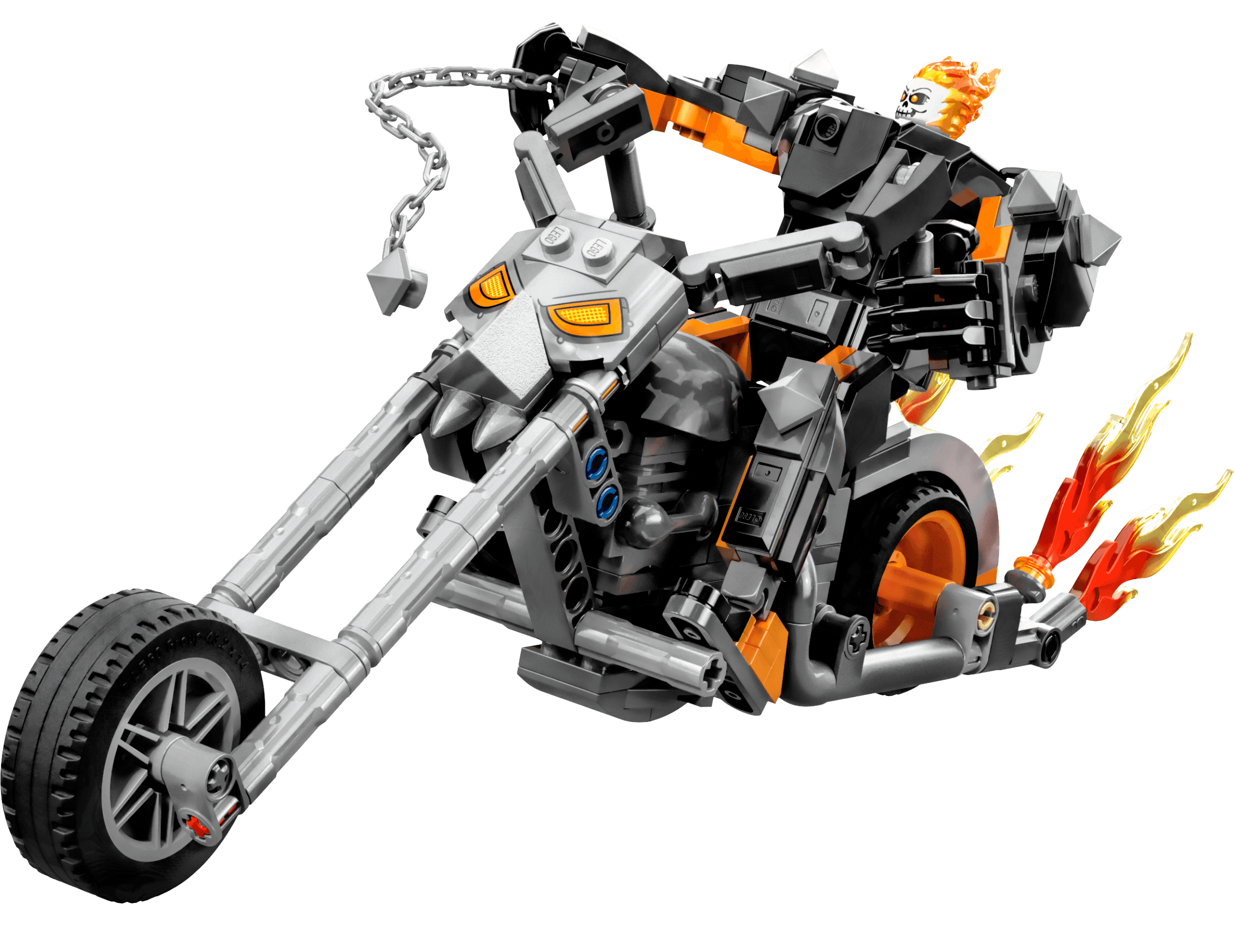 Upiorny Jeździec — mech i motor