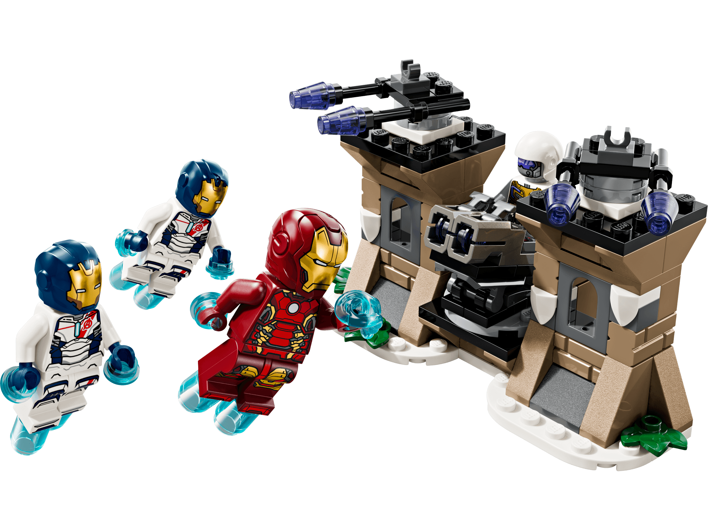 Iron Man i Iron Legion kontra żołnierz Hydry