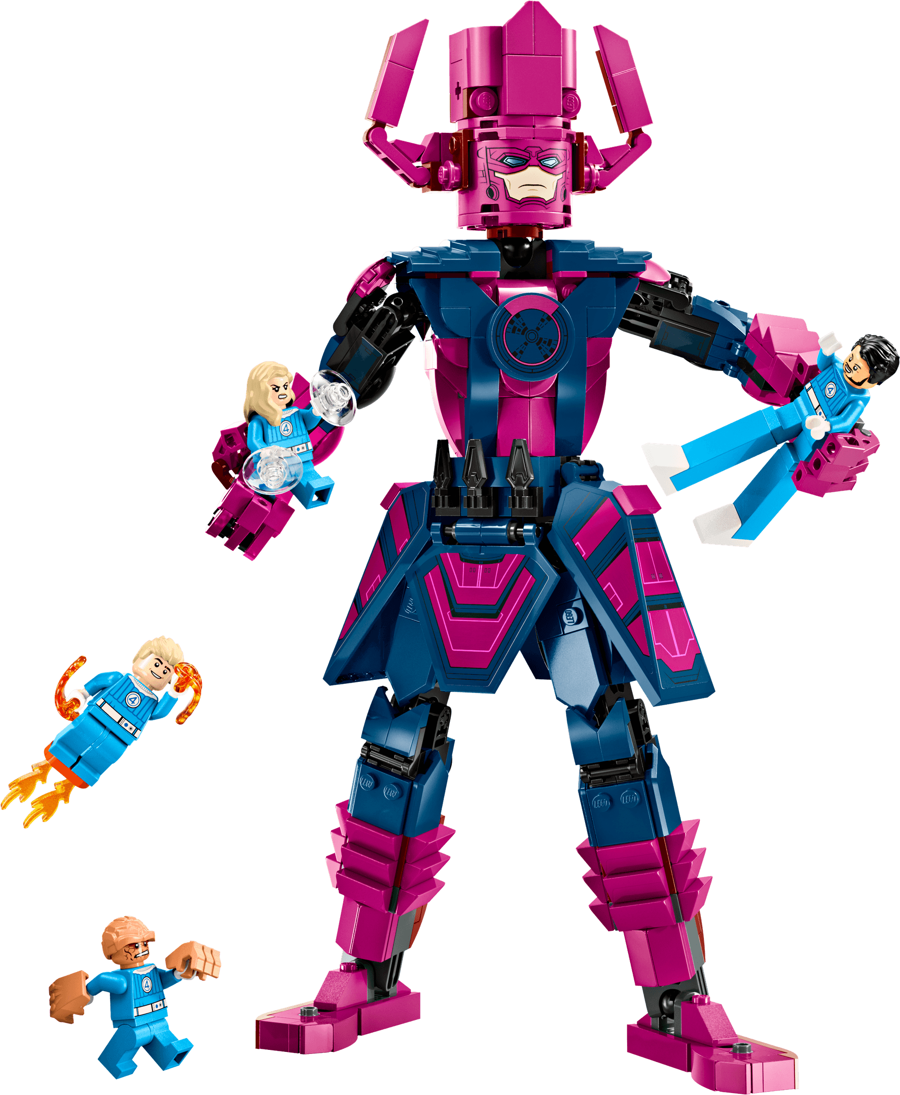Figurka Fantastycznej Czwórki kontra Galactus