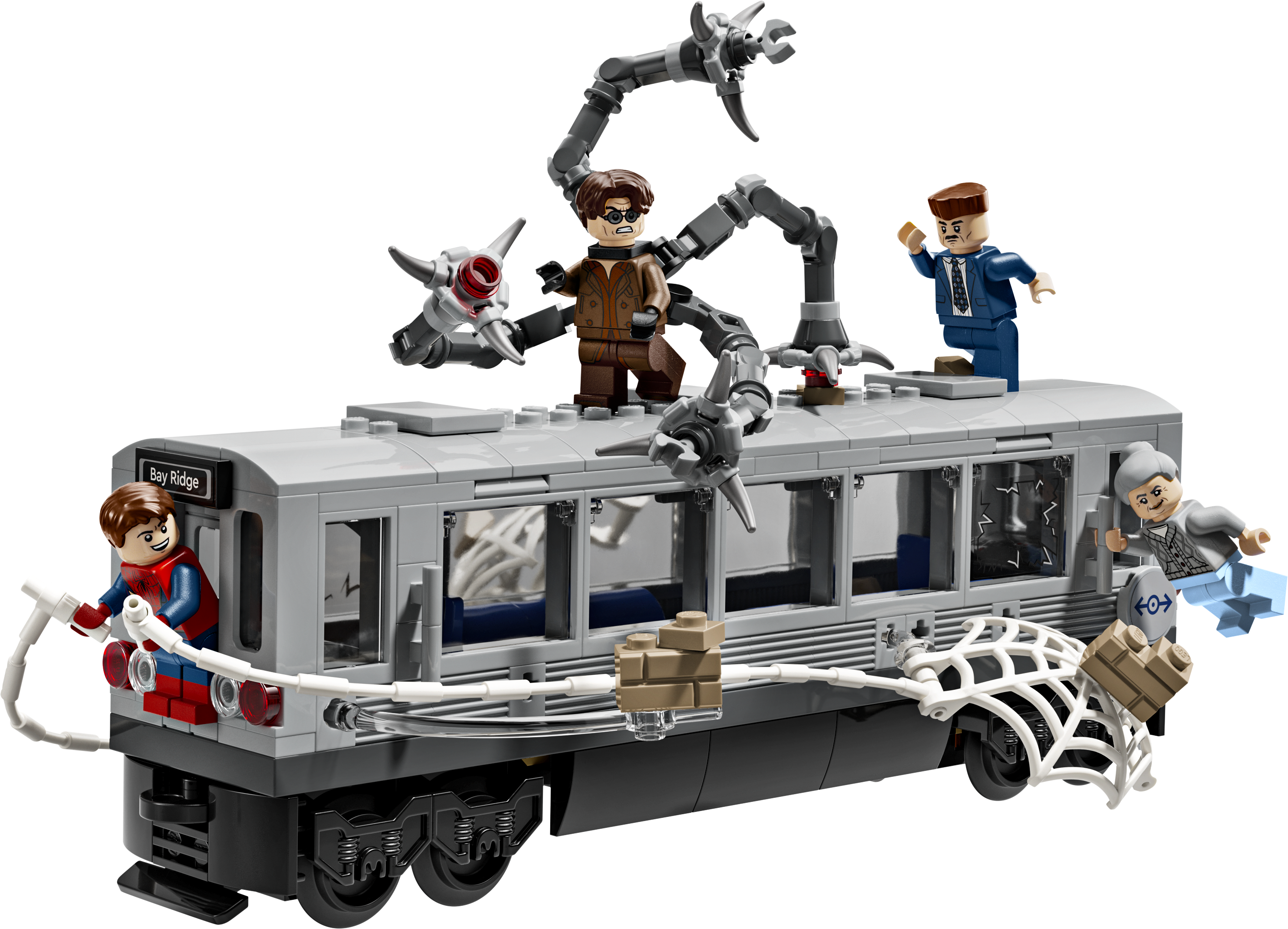 Spider-Man kontra Doc Ock — scena w metrze