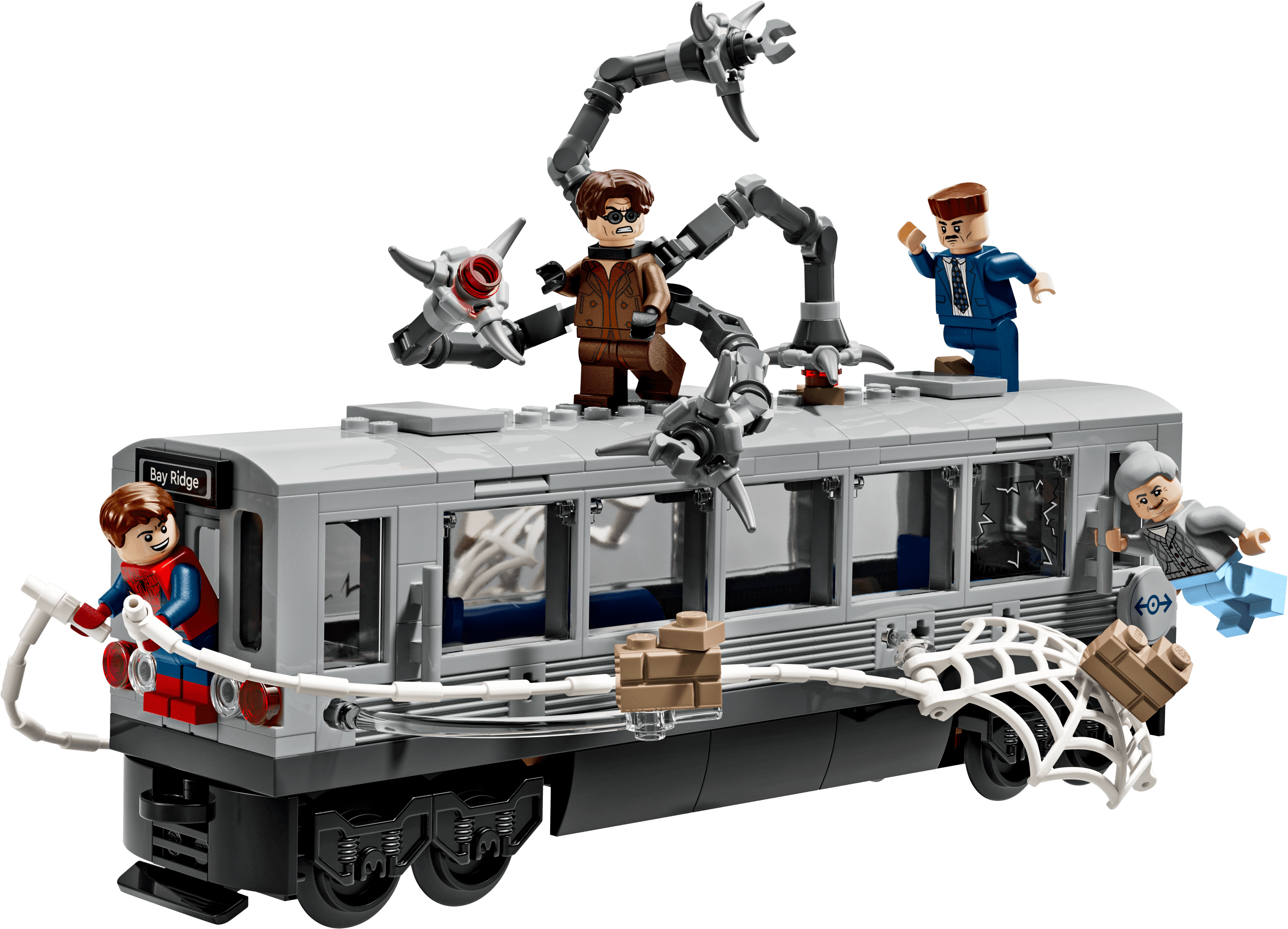 Spider-Man kontra Doc Ock — scena w metrze