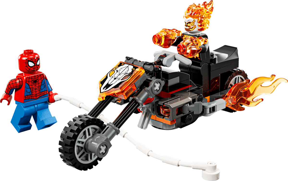 Spider-Man kontra Ghost Rider na motocyklu