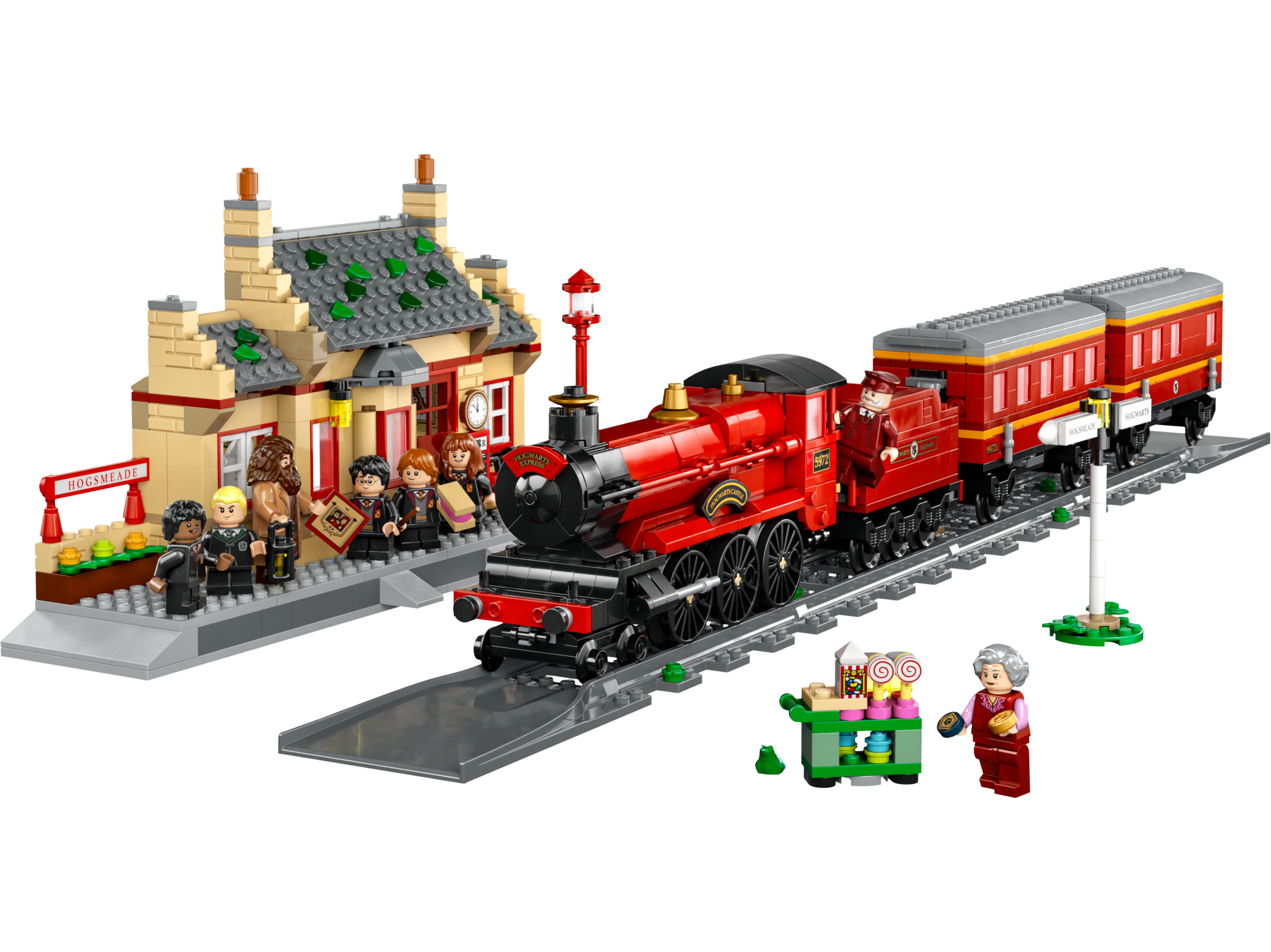 Ekspres do Hogwartu i stacja w Hogsmeade