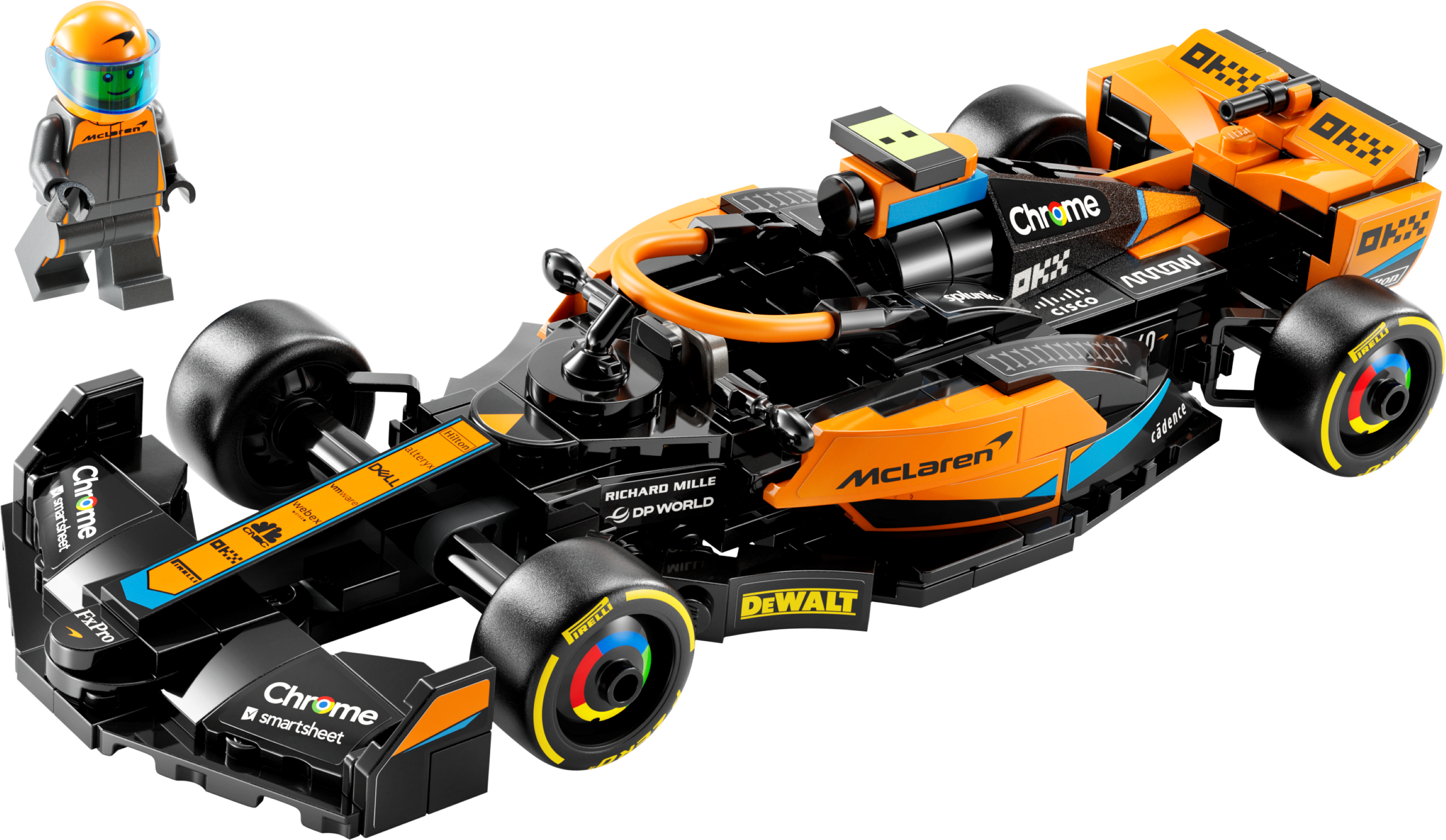 Samochód wyścigowy McLaren Formula 1 wersja 2023