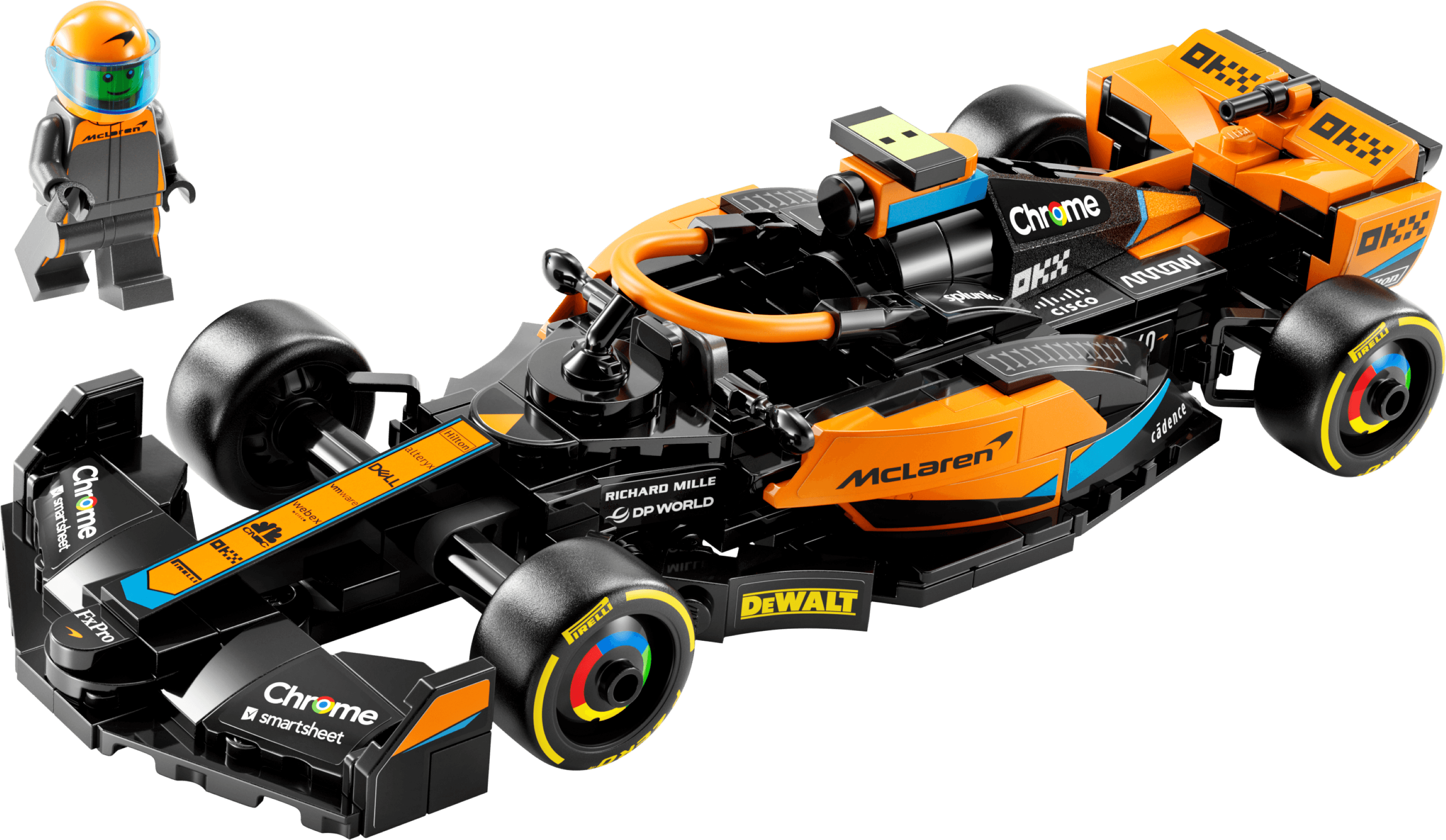 Samochód wyścigowy McLaren Formula 1 wersja 2023